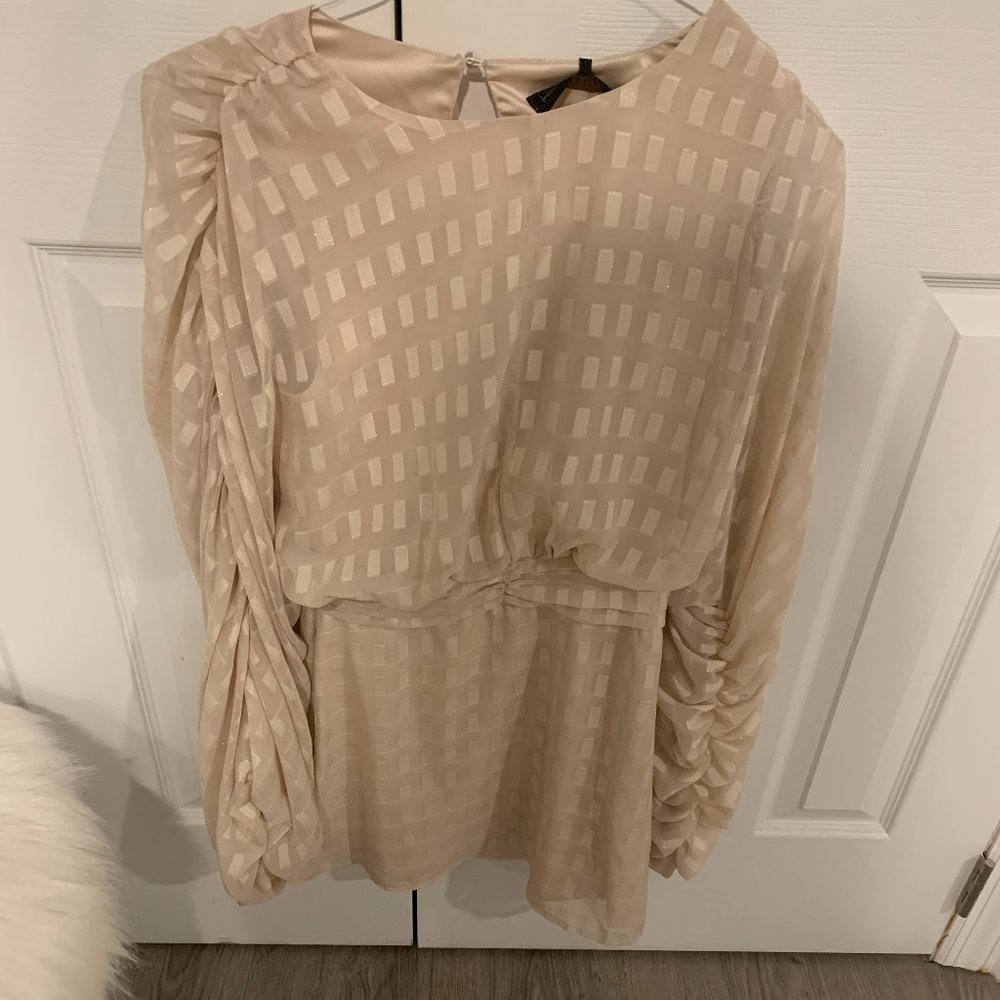 REVOLVE CHAMPAGNE DRESS